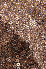 Embellished Straight-Neck Maxi Dress in Black Gold Foil