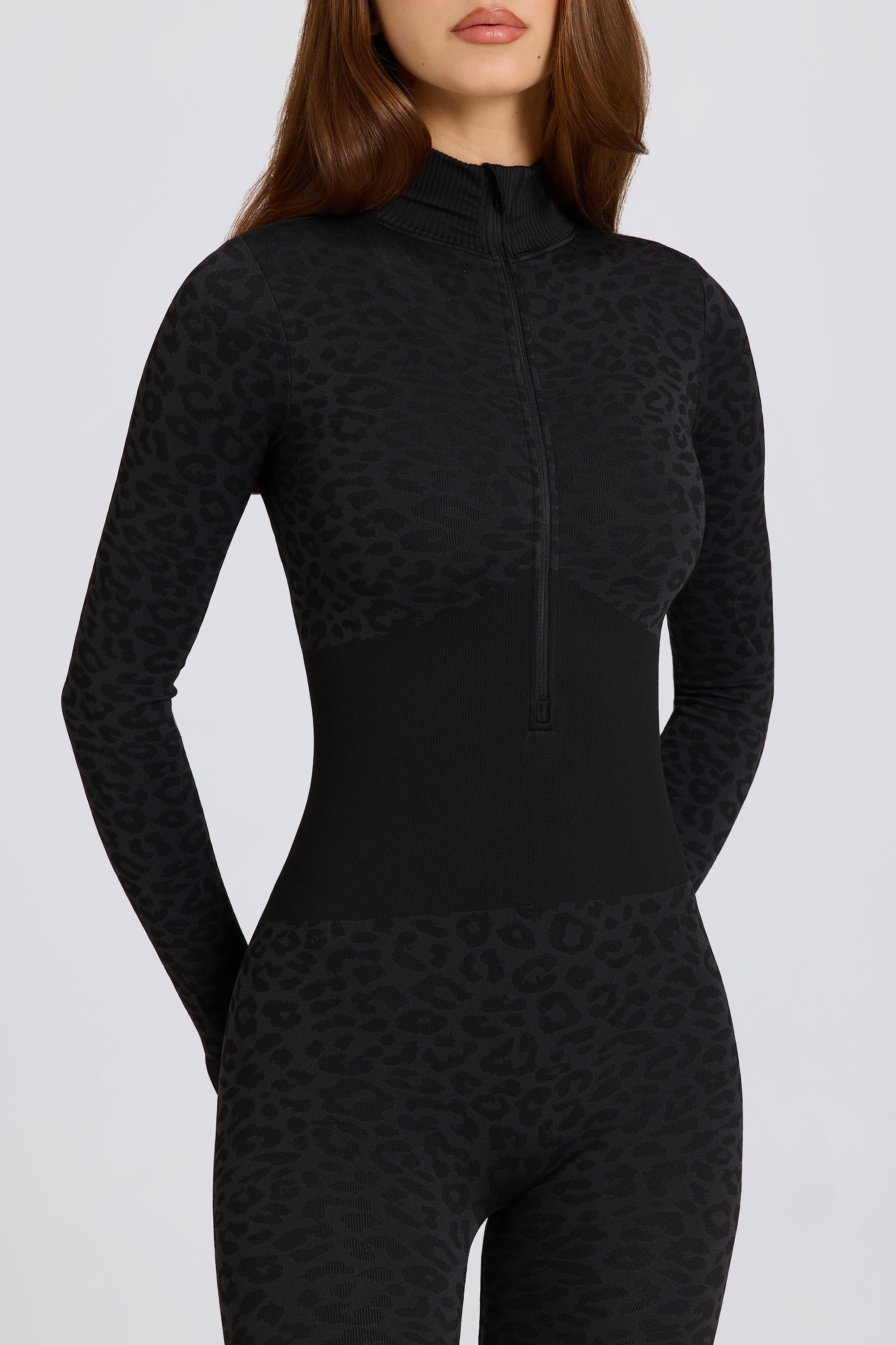 Thermal Base-Layer Jumpsuit in Black